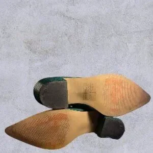 Eloquii Shoes Eloquii Wide Calf Snake Embossed Emerald Green